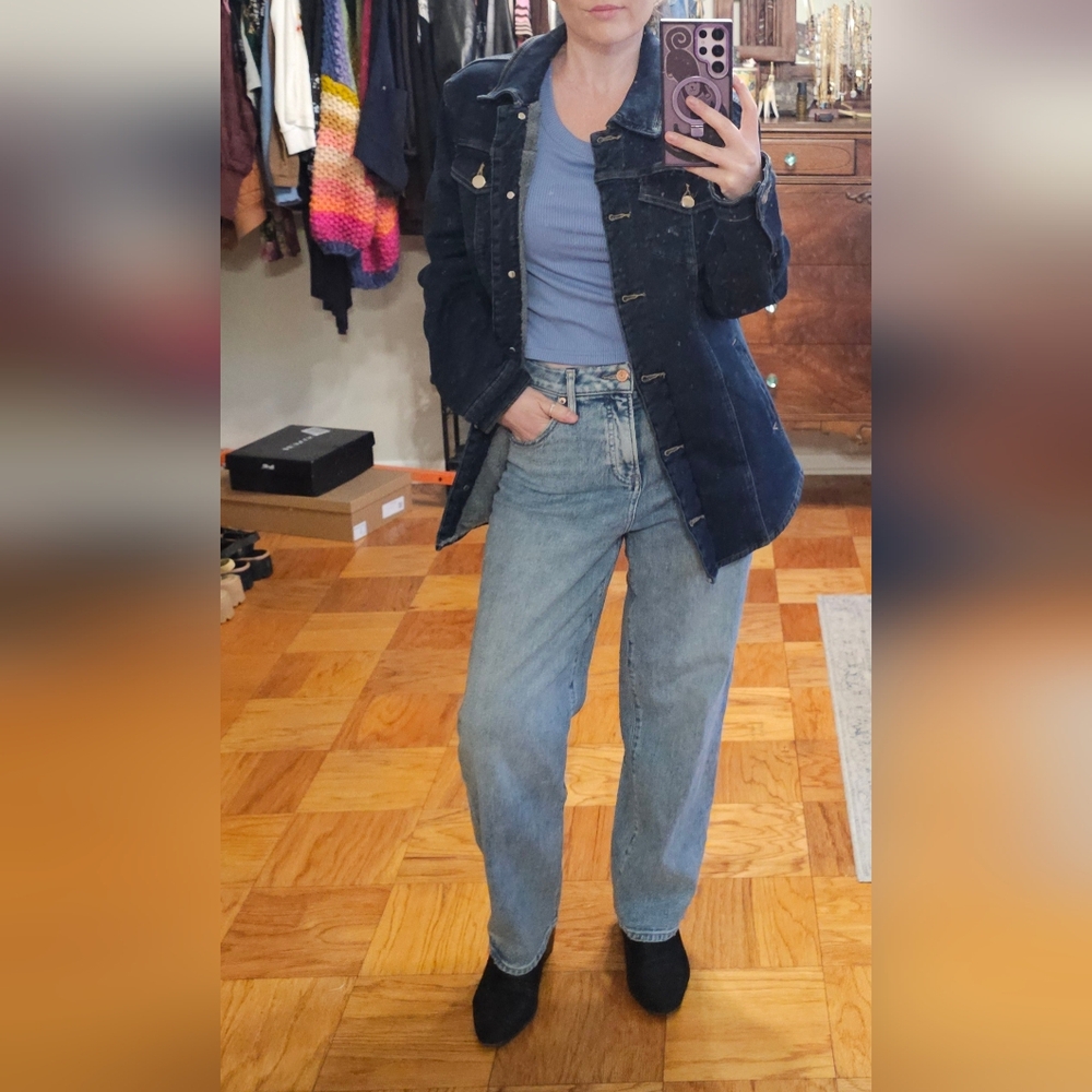 Warm Classic Blue Denim Jacket
